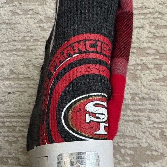 NFL SF 49ers Men's Charcoal Sleep Set - Picture 3 of 6